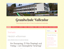 Tablet Screenshot of grundschule-vallendar.de